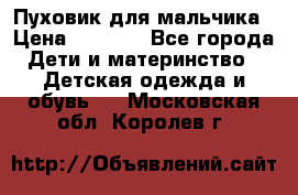 Пуховик для мальчика › Цена ­ 1 600 - Все города Дети и материнство » Детская одежда и обувь   . Московская обл.,Королев г.